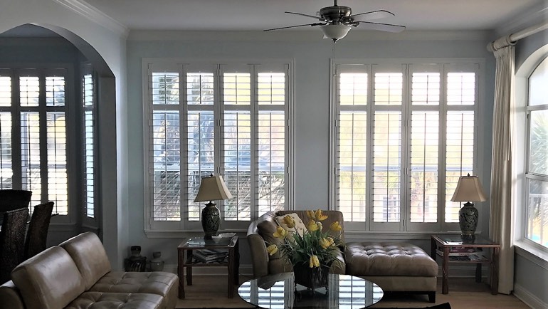 New Brunswick living room shutters